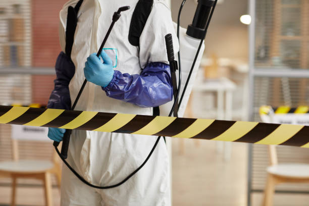 Professional Biohazard Cleanup technician working in Glenwood, NJ
